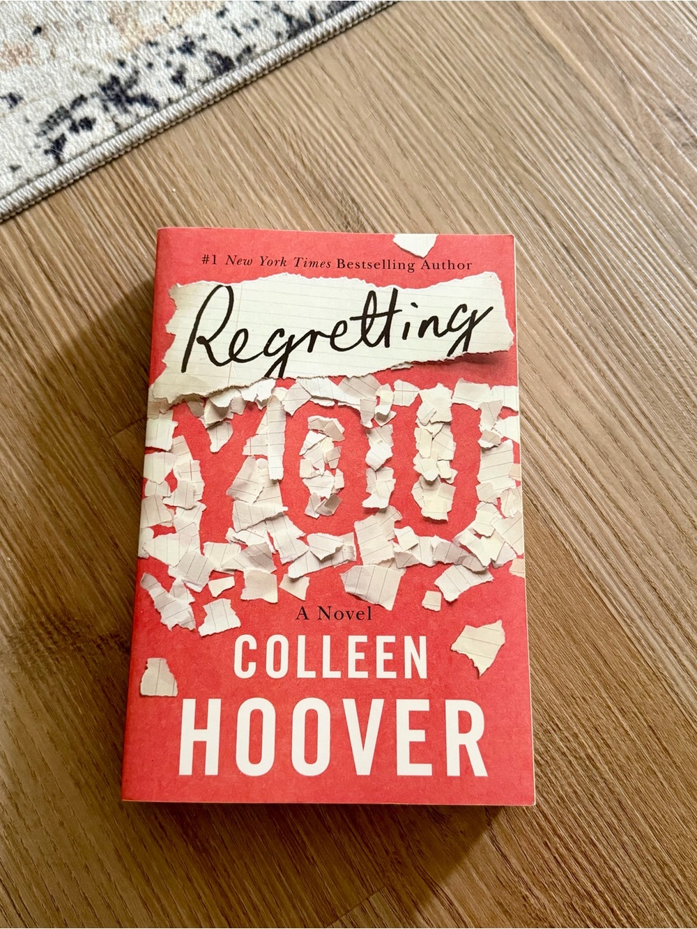 “Regretting You” Paperback book by Colleen Hoover